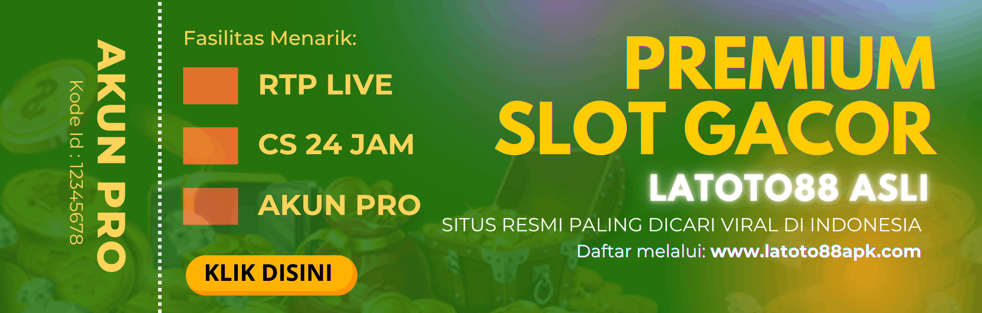 Selamat datang di situs slot premium latoto88